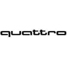 New Quattro Vinyl Decal Pick Color Size Audi For Cups Cars Stanley Mugs Glass