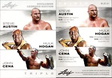 2024 Leaf EXCLUSIVE LEGEND AUSTIN/HOGAN/CENA #ELE-21 WWE LEGENDS