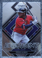 2022 Panini Prizm Baseball Ozzie Albies Emergent Insert #E-3
