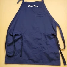 Vintage Winn-Dixie Employee Apron Black Embroidered Uniform Prop Costume Rare