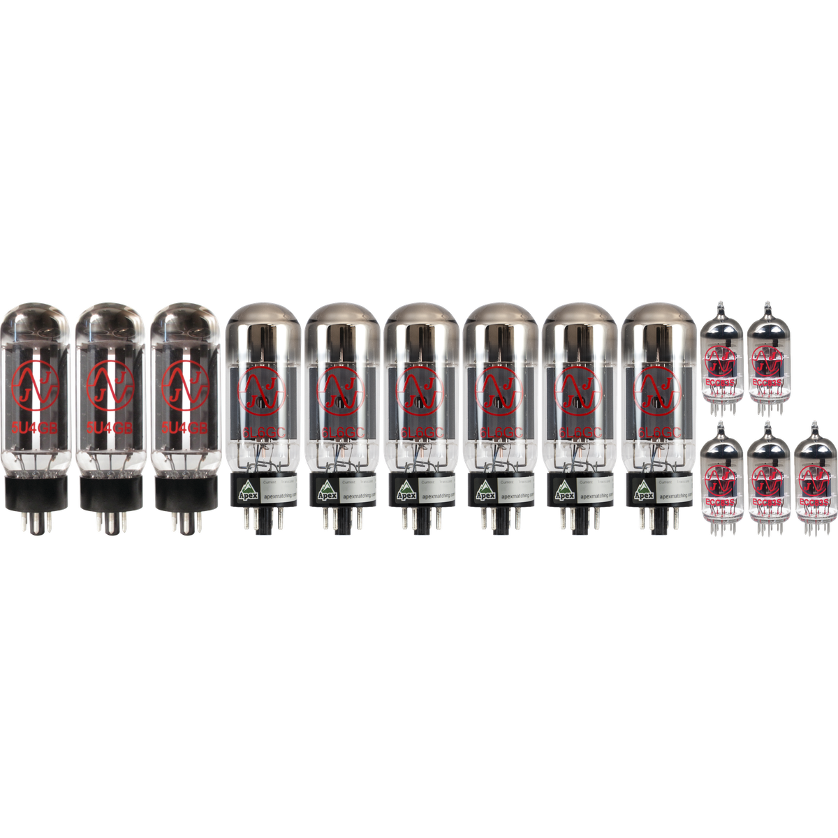 Tube Set, for Mesa/Boogie Triple Rectifier Solo Head, Tube Brand 