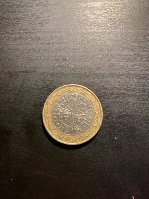 Pièce de 1 euro Française 1999 Arbre de vie Rare - Photo 1/2