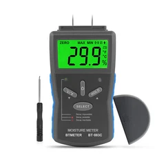Handheld Moisture Sensor Wood Moisture Meter Pin Type Digital Moisture Detector