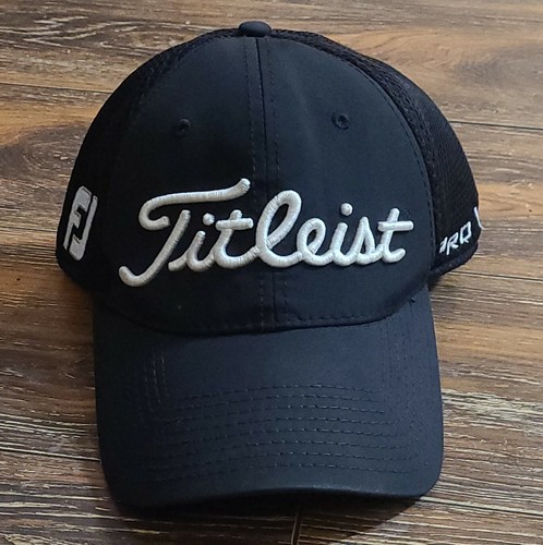 Titleist Pro V1 Tour Issued BLACK Hat 