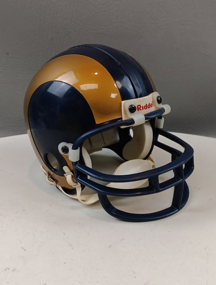 記念グッズ 00's DEAD STOCK NFL RIDDELL MINI HELMET Vintage Riddell Mini Speed Throwback Helmet NFL Los Angeles