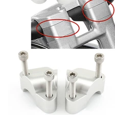 Chrome Handlebar Clamp Extend Heightening Parts For Tiger 1200 GT Pro 2022-23