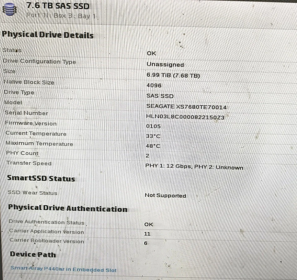 NEW Seagate Nytro 3131 2.57.68TB " SAS 12G XS7680TE70014 SSD Solid State Drive - Image 3 of 4