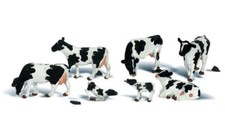 Woodland Scenics  HO Scale Farm Animals  Holstein Cows  A1863