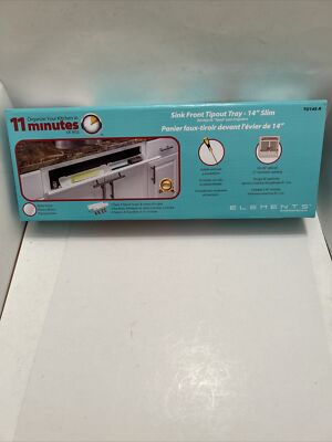 Hardware Resources TOSS14S-R 14  Slim,  Fits 36  Wide Cabinet 2-tip Out Trays,
