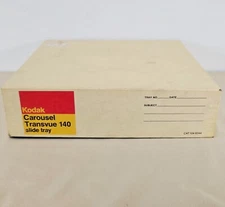 Kodak Carousel Transvue 140 Slide Tray With Original Box Vintage