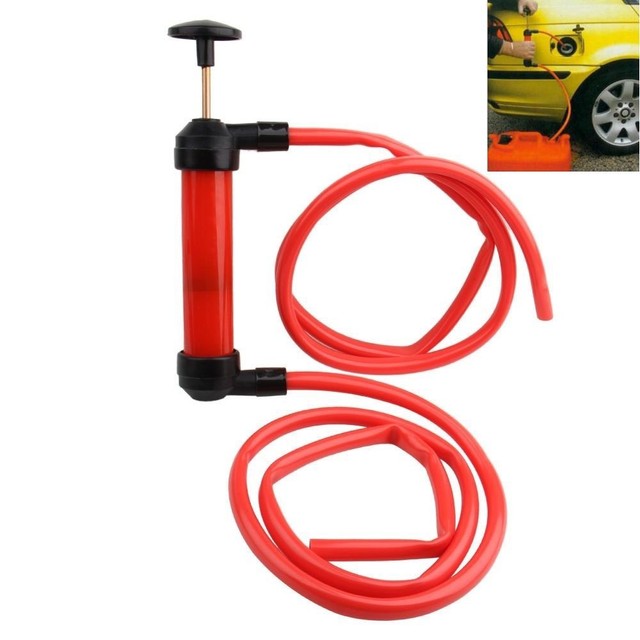 Practical Car Auto Hand Oil Gas Liquid Syphon Transfer Pump Hose Siphon