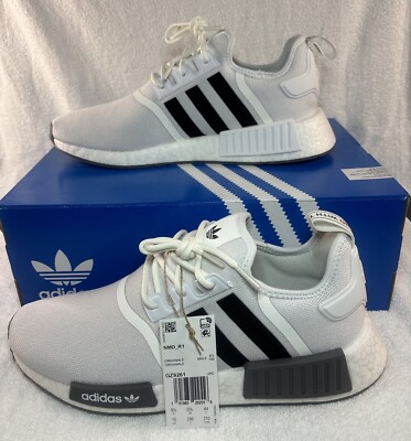 Adidas NMD_R1 Primeblue White/Black/Grey Three Men's Running Shoes GZ9261