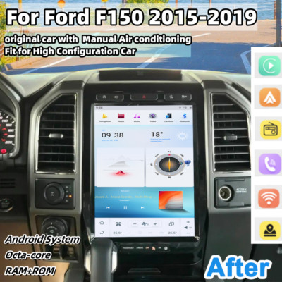 Touchscreen Car Stereo for Ford F150 2015-2019 GPS WiFi Carplay DSP Bluetooth FM