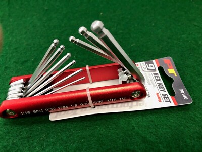Performance Tools 20146 ball end hex key set (9 hex keys)