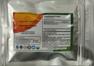 Bittermelonenextrakt (10:1) Pulver Momordica Charantia Frucht pur ohne Füllstoffe