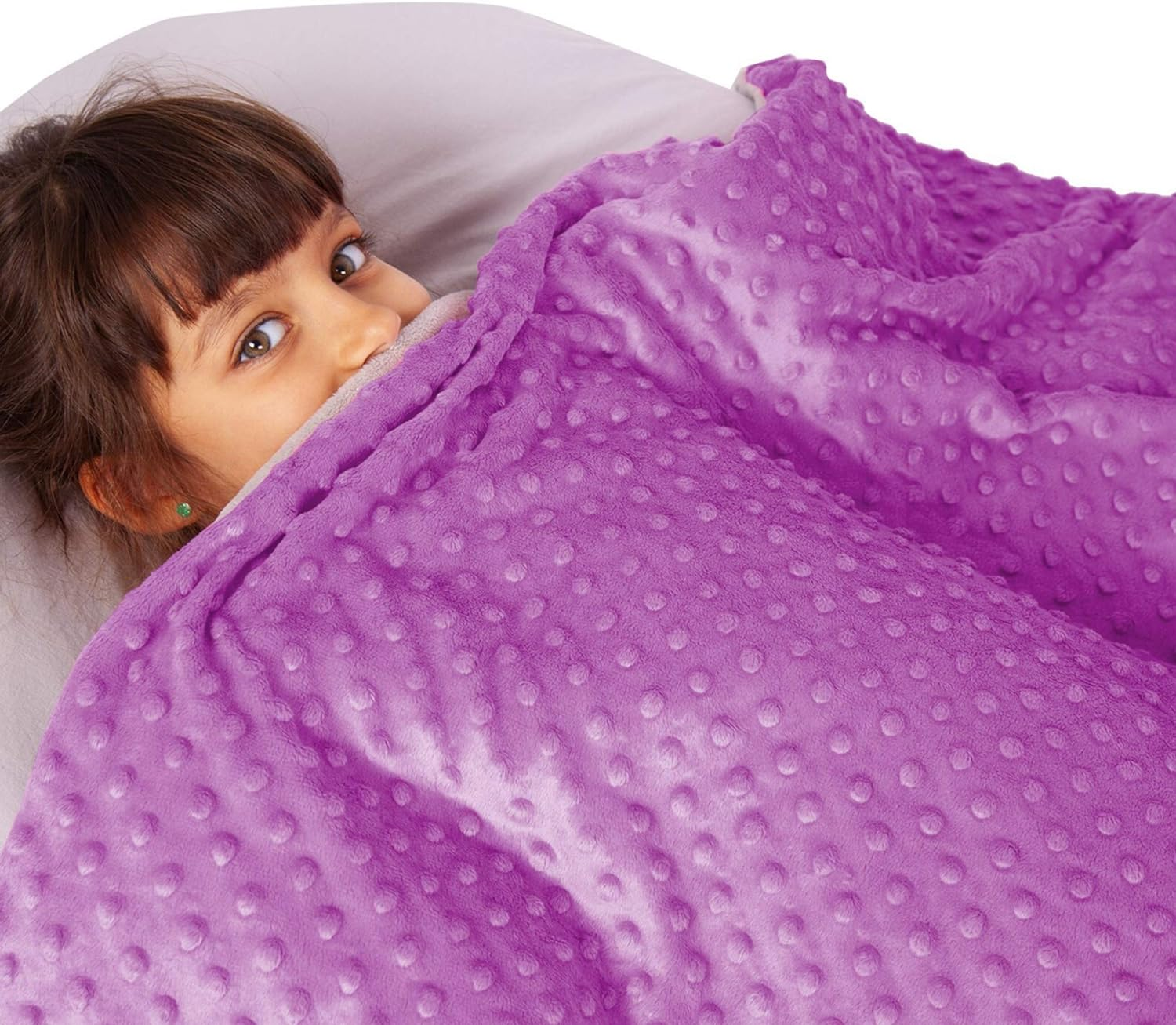 Super-Soft 7lb Weighted Blanket for Kids – Cozy and Comforting-image
