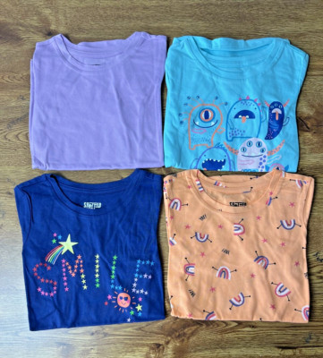 Amazon Essentials Toddlers' Short-Sleeve T-Shirt Tops Size 2T, 4 Pack