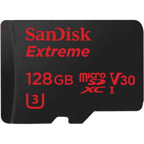 Sandisk 128 GB Micro Extreme UH3 4K bicicleta de tierra tarjeta SD para GoPro Hero 12 11 0 9 8 - Imagen 1 de 3