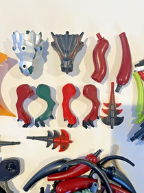 Lego Red Black Green Dragon Parts Lot - Fantasy Castle Era 7048 7094 7093 70403