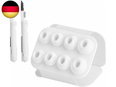 4 Pairs Replacement Silicone Ear Tips Compatible with Airpods Pro Attachments,