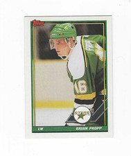 1991-92 TOPPS BRIAN PROPP #227 MINNESOTA NORTH STARS