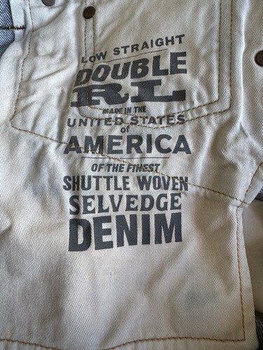 RRL Double RL Made In Usa Japanese Selvedge Denim Jeans 36x34 - Bild 5 von 6