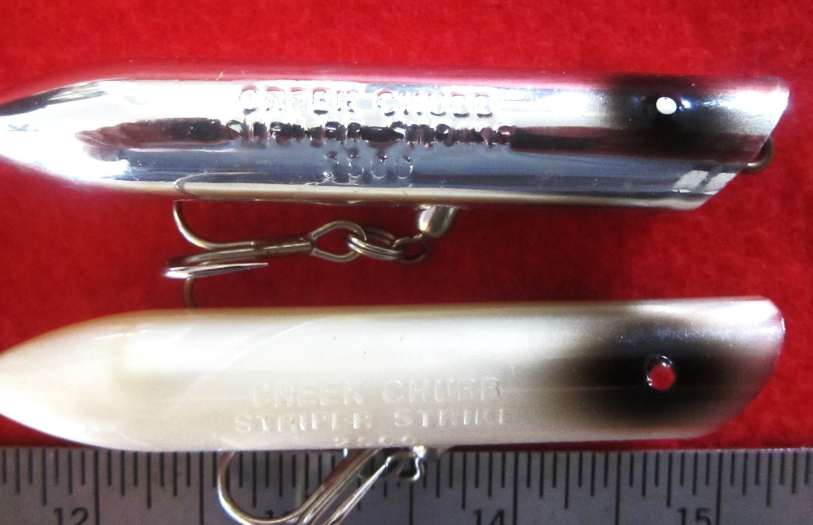 Lot of 2 CREEK CHUBB STRIPER STRIKE 2500 Popper Plugs - NEW OTHER!!!a - Image 2