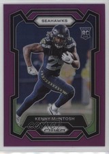 2023 Panini Prizm Rookies Purple Prizm 91/125 Kenny McIntosh #391 3hd