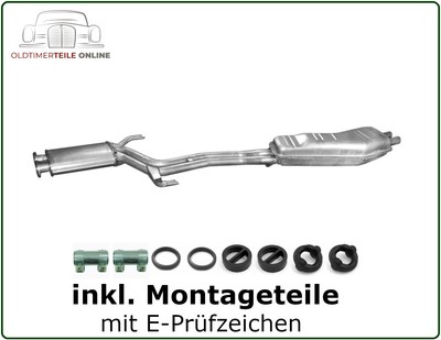 Auspuff NEU für BMW 5er E34 525i 525ix 530i 535i Auspuffanlage