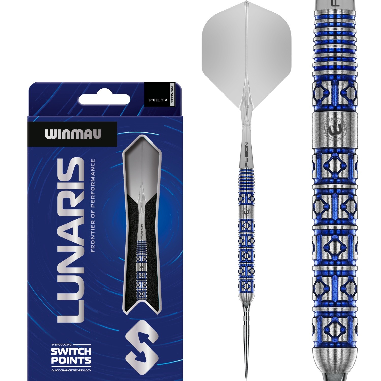 Winmau - Switch Point - Lunaris Parallel - Steeldart 29490₽
