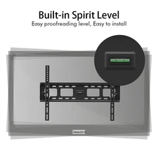 32-70" Tilting TV Wall Mount with Spirit Level for Secure Viewing