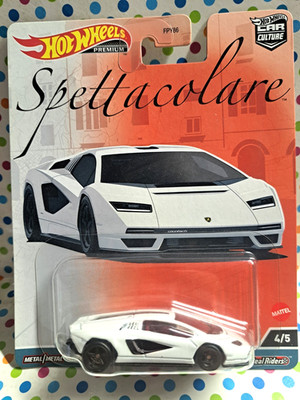 HOT WHEELS PREMIUM SPETTACOLARE LAMBORGHINI COUNTACH LPI 800-4 NEW B3