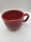 Fiesta Scarlet Red Jumbo Soup Mugs 18 oz HLC