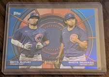 2025 Topps Dynamic Duo SEIYA SUZUKI/SHOTA IMANAGA Blue Foil 10/150 Cubs