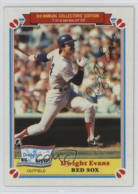 1983 Topps Drake's Big Hitters Dwight Evans #7 1e04