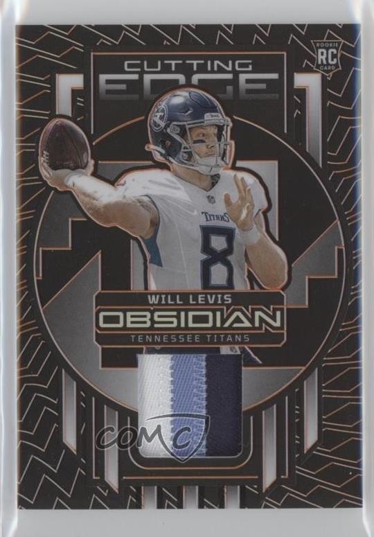 2023 Panini Obsidian Orange Electric Etch 32/49 Will Levis Rookie RC 1k0w