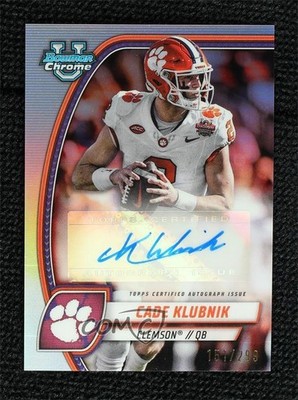 2024 Bowman U Chrome Prospect Refractor 151/299 Cade Klubnik #PA-CKL Auto 1m3r
