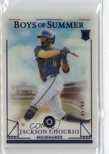 2024 Panini Boys of Summer Blue 5/99 Jackson Chourio #89 1g04