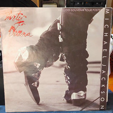 Michael Jackson Dirty Diana Vinyl 12" Single Ltd Poster Sleeve UK A/B1 VG /VG