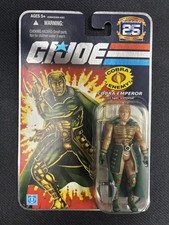 GI JOE 25th ANNIVERSARY  2007  COBRA EMPEROR SERPENTOR 3.75  FIGURE FOIL CARD