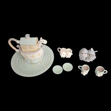 Precious Moments Noahs Ark Mini Tea Set Enesco 1996 11 Pc Animal Tea Party