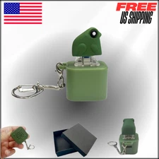 Frog Croaking Fidget Toy, Keyboard Clicker Fidget Toys Fun Rechargeable Keychain