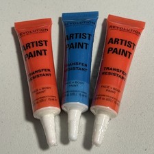 Revolution Makeup Face  Body Artist Paint Orange Blue Orange .50 fl oz Each