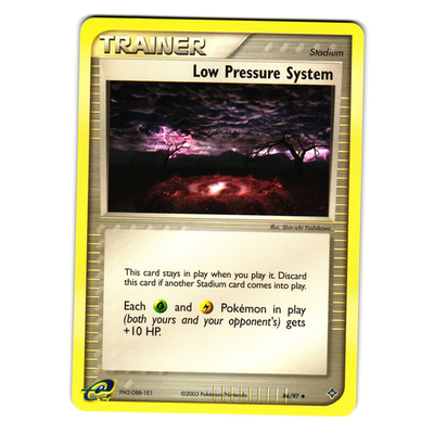 #ad LOW PRESSURE SYSTEM 86 97 EX DRAGON POKEMON TCG $3.59