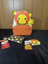 Pokemon Loungefly Pikachu Halloween Backpack And Wallet Set