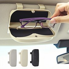 Sonnenblende Halter Aufbewahrungsbox Brille Sonnenbrille Brillenhalter KFz Auto