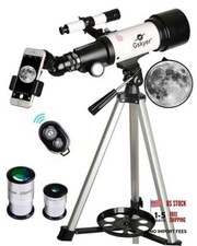 Telescope, 70mm Aperture 400mm AZ Mount Astronomical Refracting AZ70400