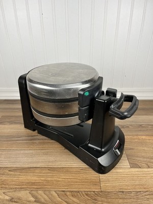 Cuisinart WAF-F40 Double Flip Belgian Waffle Maker No Drip Tray