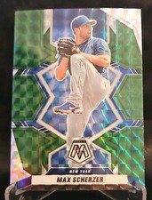 2022 Panini Mosaic Max Scherzer Green Mosaic Prizm #99 Card