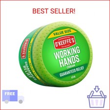 O'Keeffe's Working Hands Hand Cream for Extreme Dryness - 6.8 oz Value Size Jar